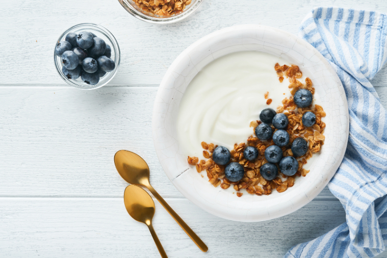 Fermented foods, such as yogurt, are rich in probiotics. These types of foods help replenish the good bacteria that exist naturally in your gut microbiome.